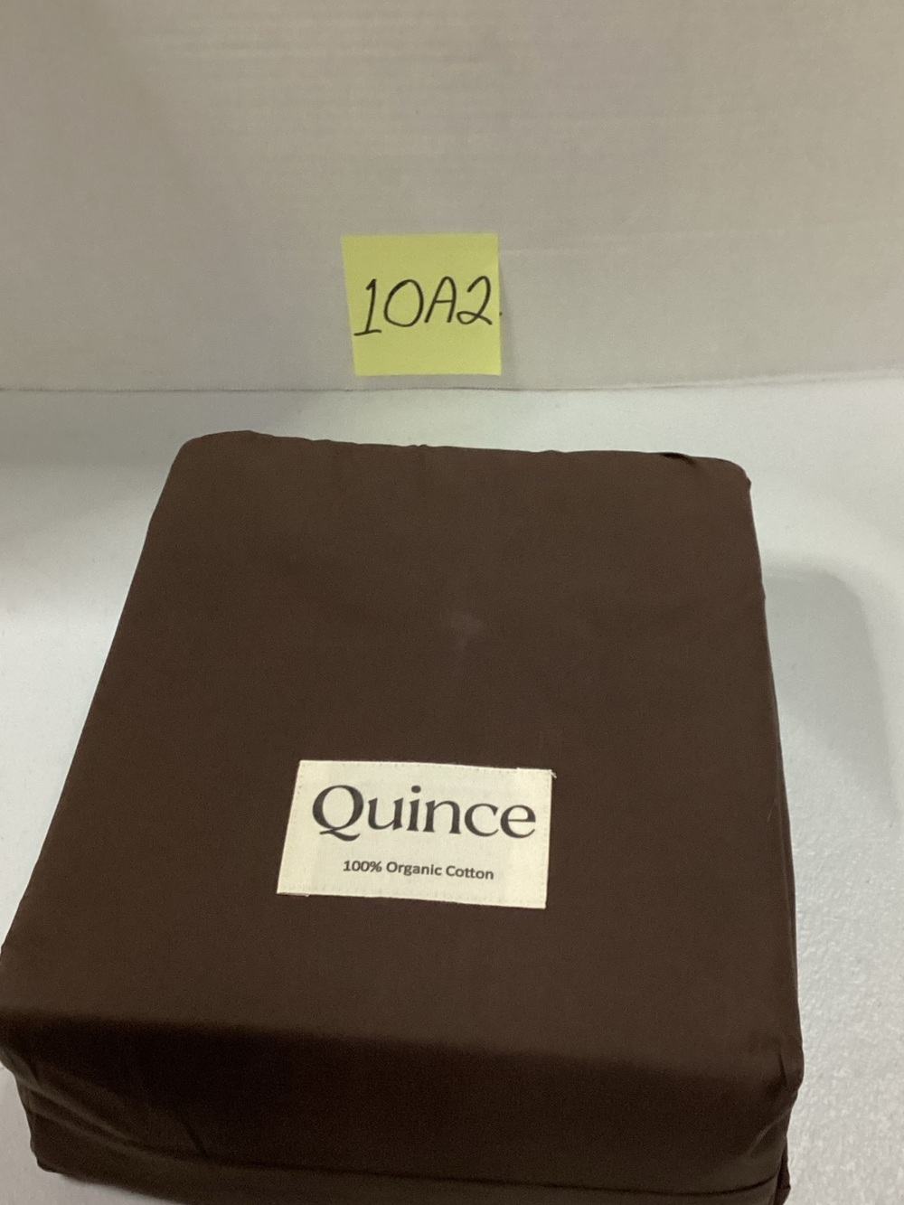 Quince Organic Cotton Sheet Set in Brown
